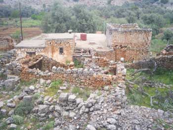 An Old house in the White Mountains of Crete